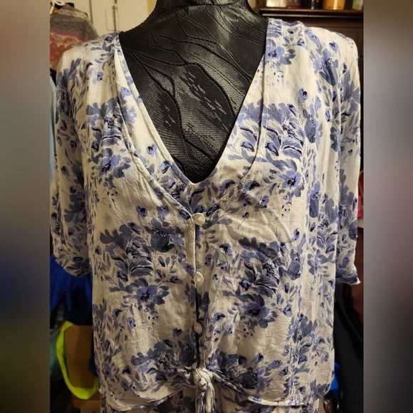 Anthropologie Cloth & Stone Med "Made with love for Anthropologie "Vivian dress - Picture 10 of 15